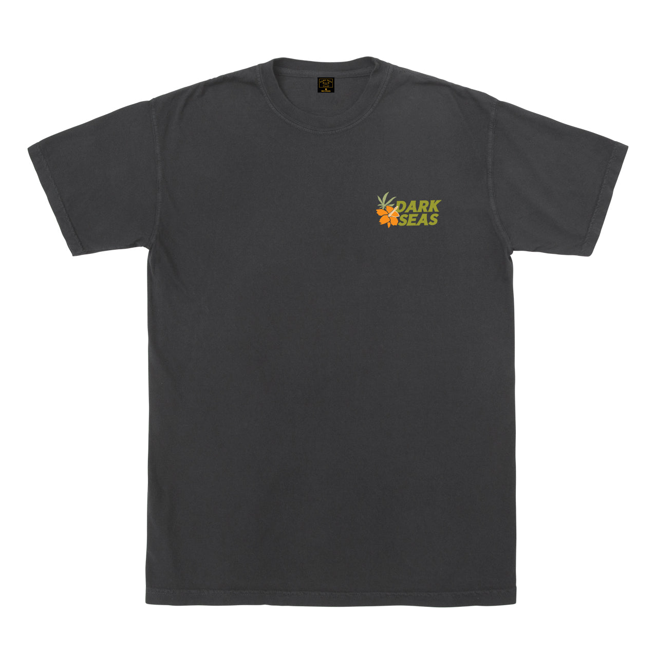 Dark Seas Men's Lazy Lizard-Tee Black T-Shirts