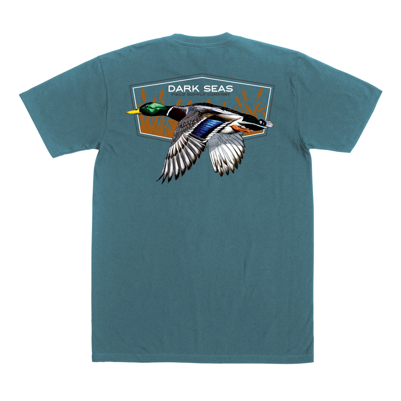 Dark Seas Men's Mallard-Tee Bistro Green T-Shirts