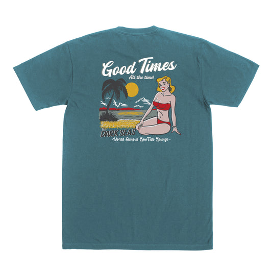Dark Seas Men's Beachfront-Tee Wrought Iron T-Shirts