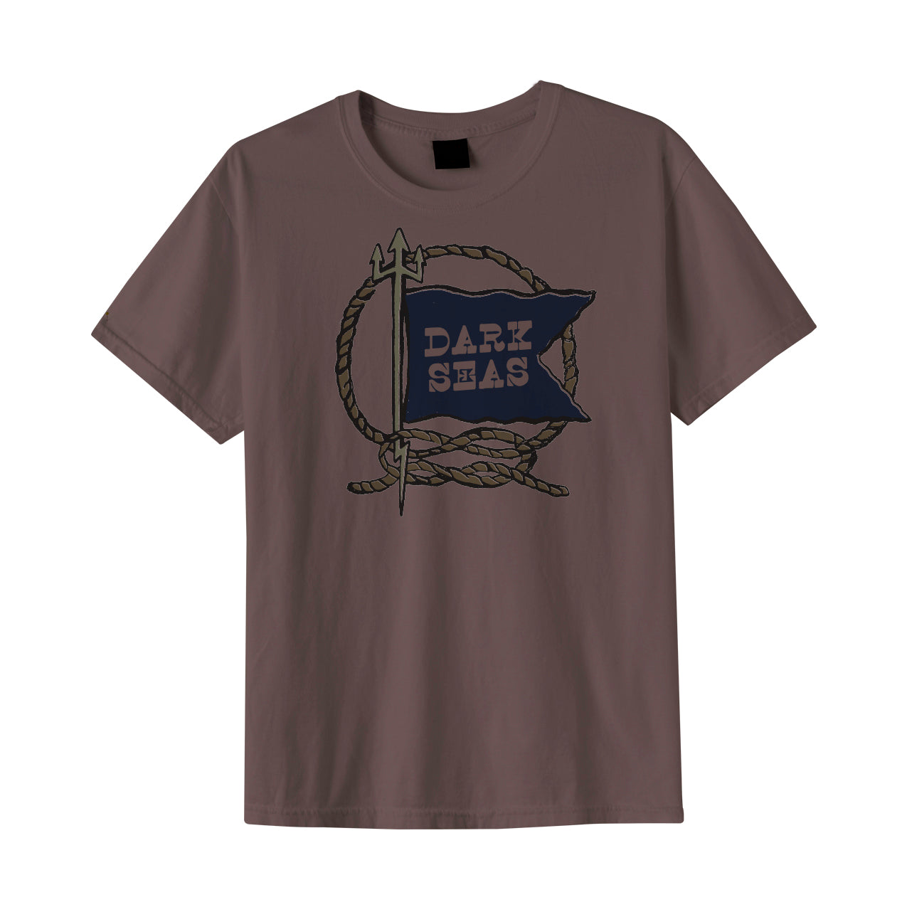Dark Seas Men's Tight Rope-Tee Deep Taupe T-Shirts