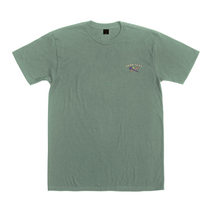 Dark Seas Men's Glass Door-Tee Frosty Green T-Shirts