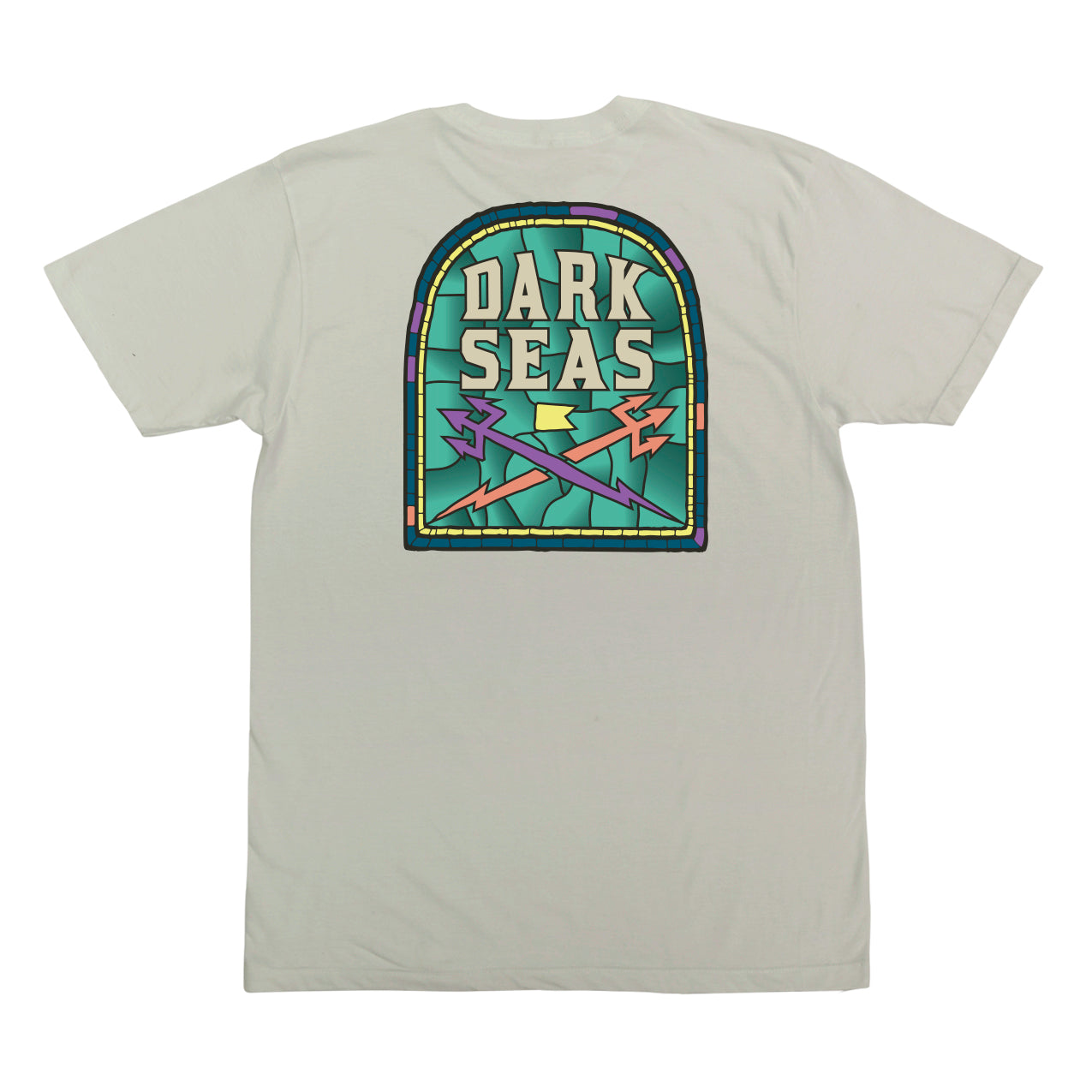 Dark Seas Men's Glass Door-Tee Tofu T-Shirts