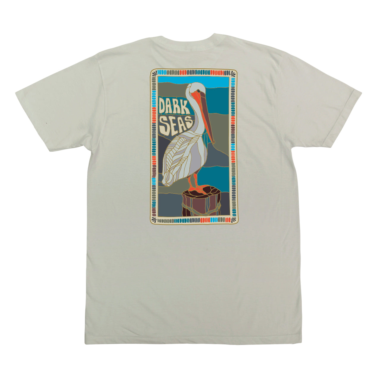 Dark Seas Men's Birds Eye View-Tee Tofu T-Shirts