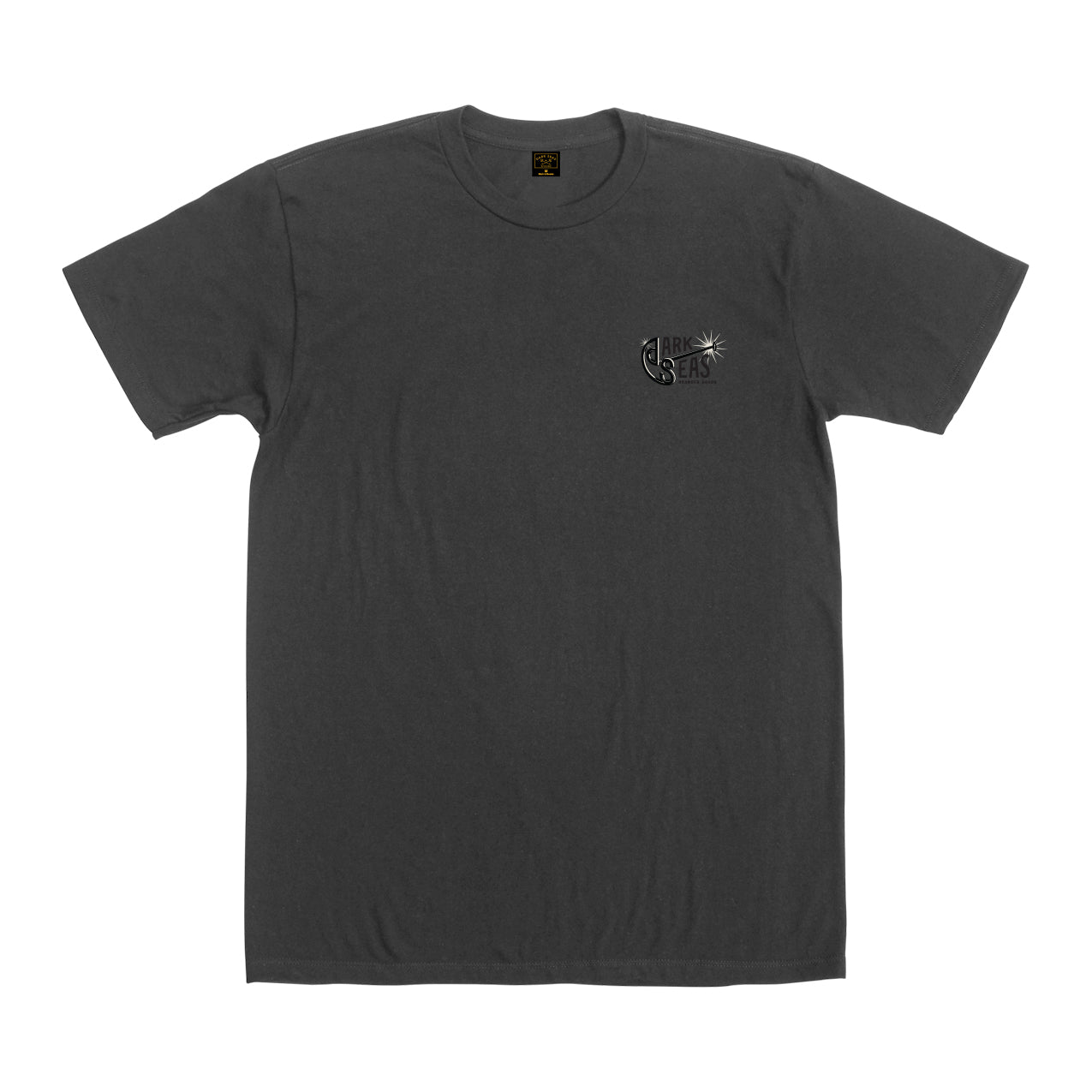 Dark Seas Men's Branding Iron-Tee Graphite T-Shirts