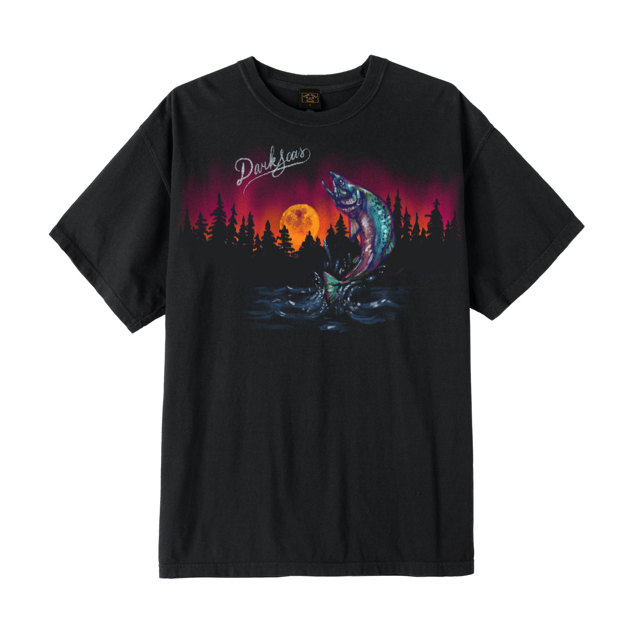 Dark Seas Men's Riverwalk-Tee Black T-Shirts