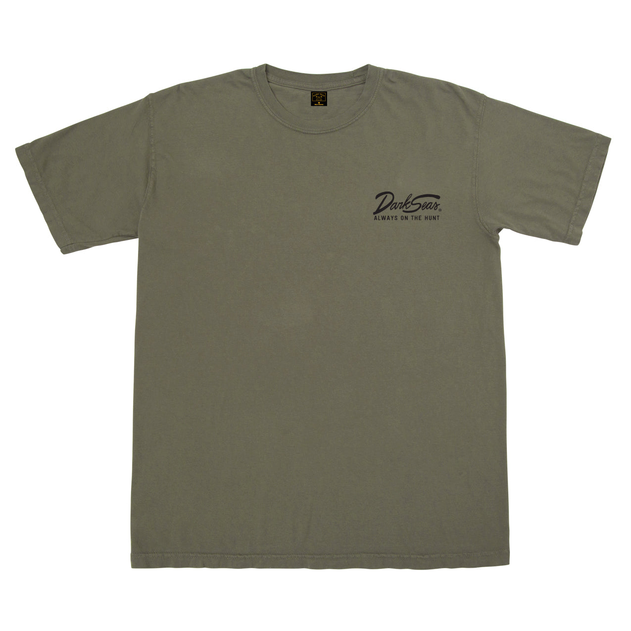 Dark Seas Men's Long Range-Tee Ivy Green T-Shirts