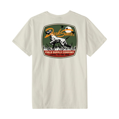 Dark Seas Men's Pointer-Tee Antique White T-Shirts