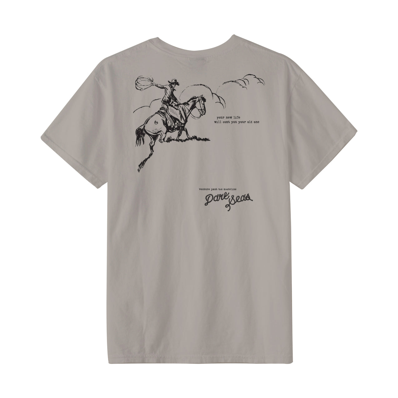 Dark Seas Men's Horse Hill Tee Dove T-Shirts