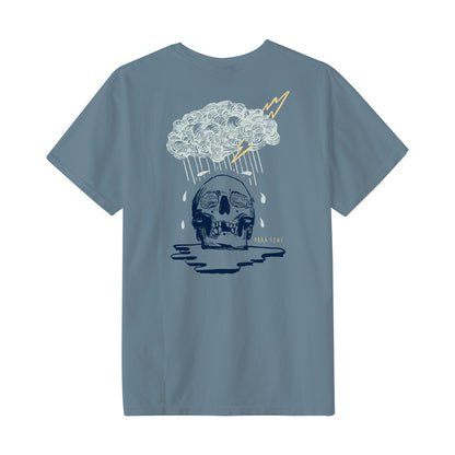 Dark Seas Men's Rain Cloud Pigment T-Shirt Citadel T-Shirts