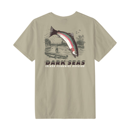 Dark Seas Men's Rainbow Pigment T-Shirt Tidal Foam T-Shirts