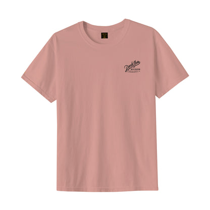 Dark Seas Men's Advocate Pigment T-Shirt Adobe Rose T-Shirts