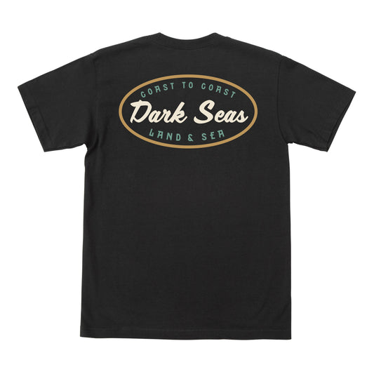 Dark Seas Men's Magnitude-Pkt Tee Black T-Shirts