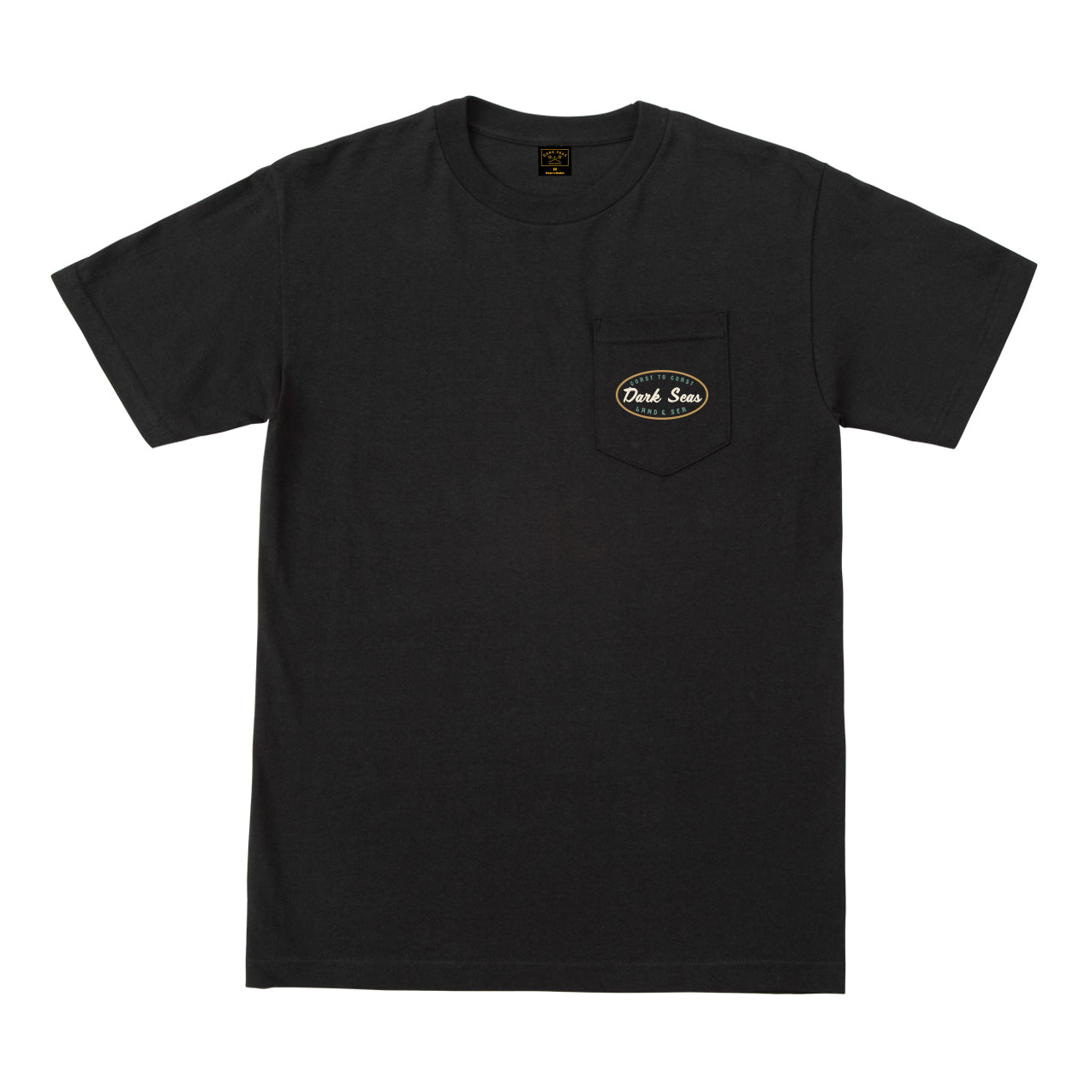 Dark Seas Men's Magnitude-Pkt Tee Black T-Shirts