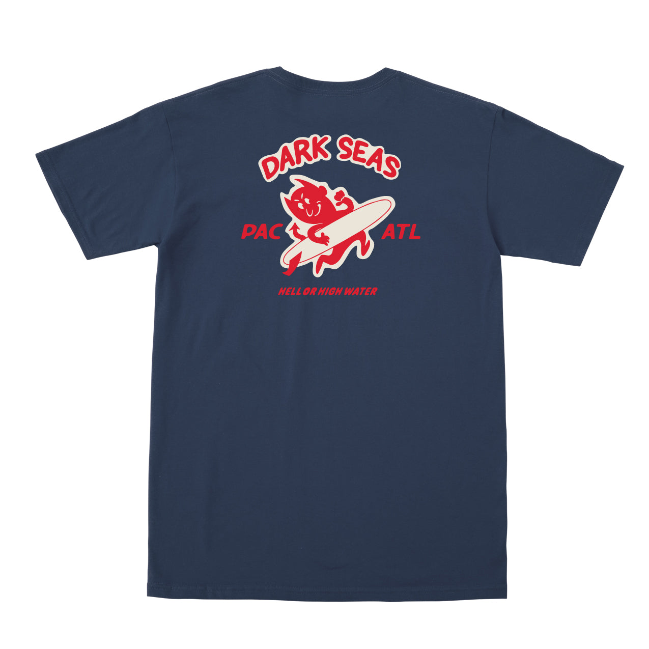 Dark Seas Men's Hot Water-Pkt Tee Navy T-Shirts