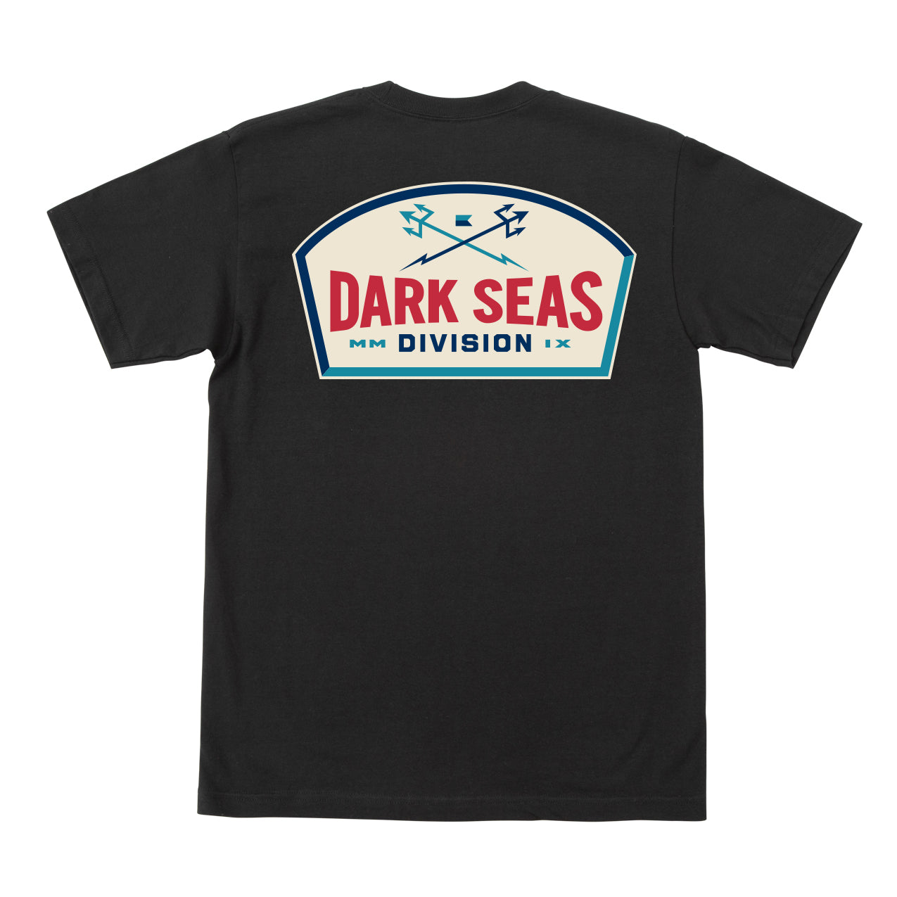 Dark Seas Men's Oil Burner-Pkt Tee Black T-Shirts