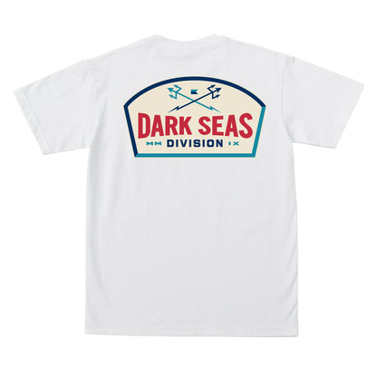 Dark Seas Men's Oil Burner-Pkt Tee White T-Shirts