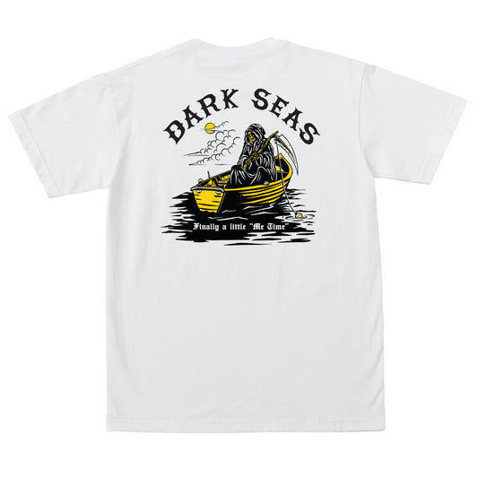 Dark Seas Men's Me Time-Pkt Tee White T-Shirts