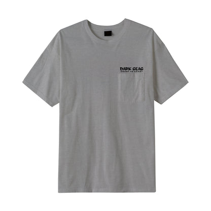 Dark Seas Men's Joyride-Pkt Tee Heather Grey T-Shirts