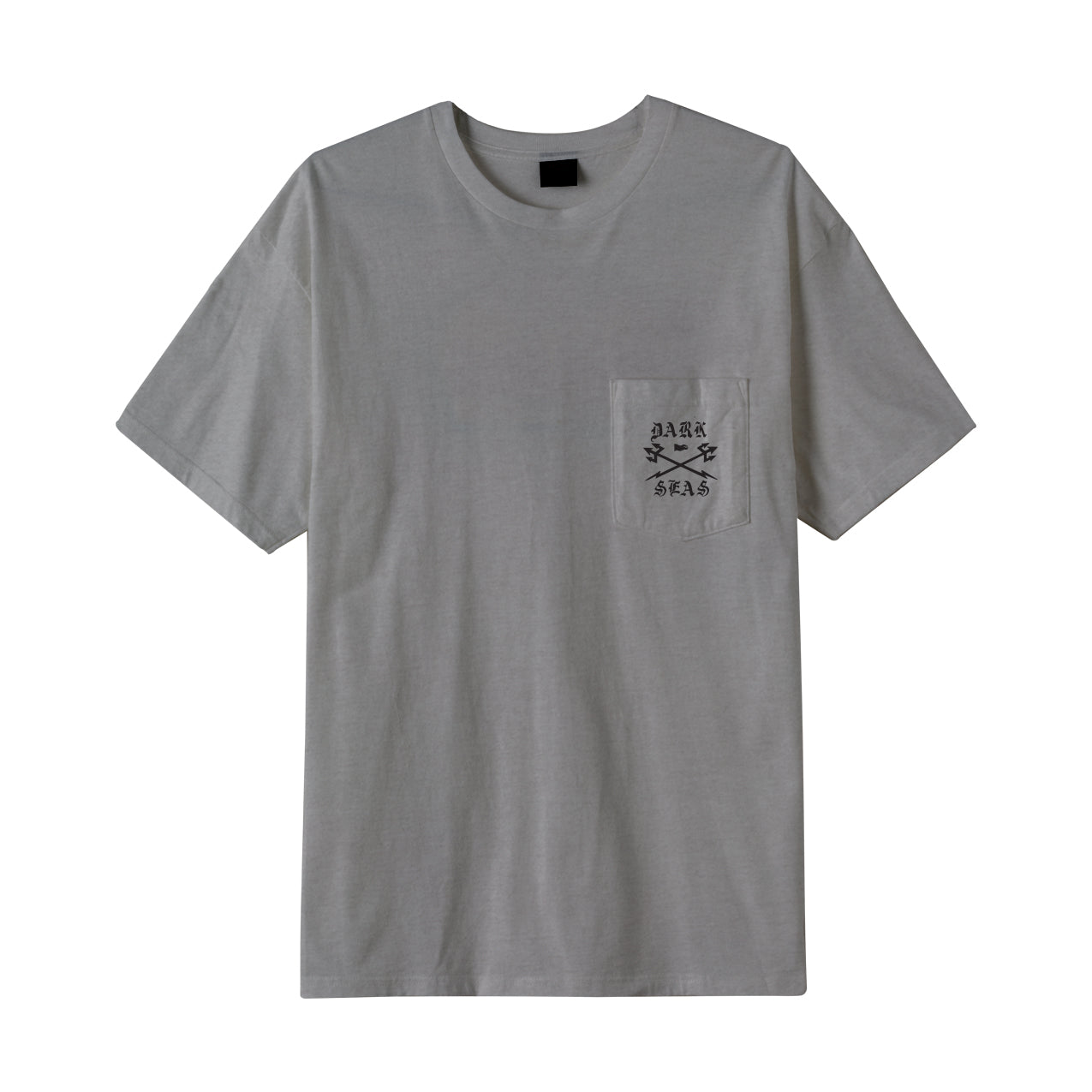 Dark Seas Men's Havoc-Pkt Tee Heather Grey T-Shirts