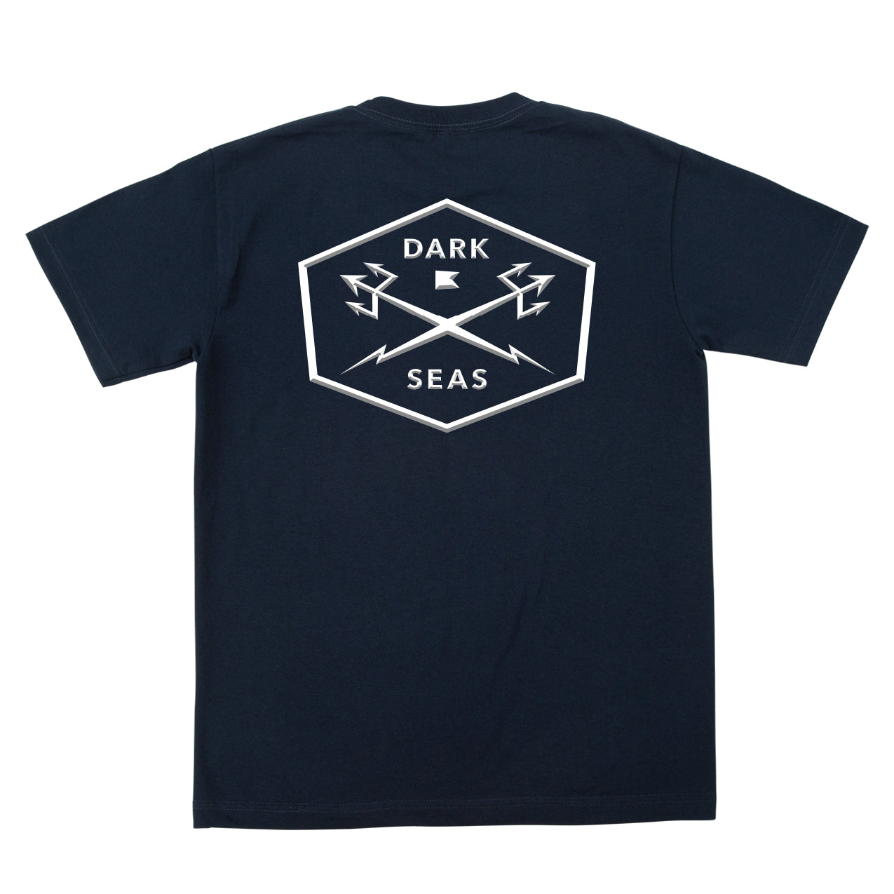 Dark Seas Men's Chiseled-Pkt Tee Navy T-Shirts