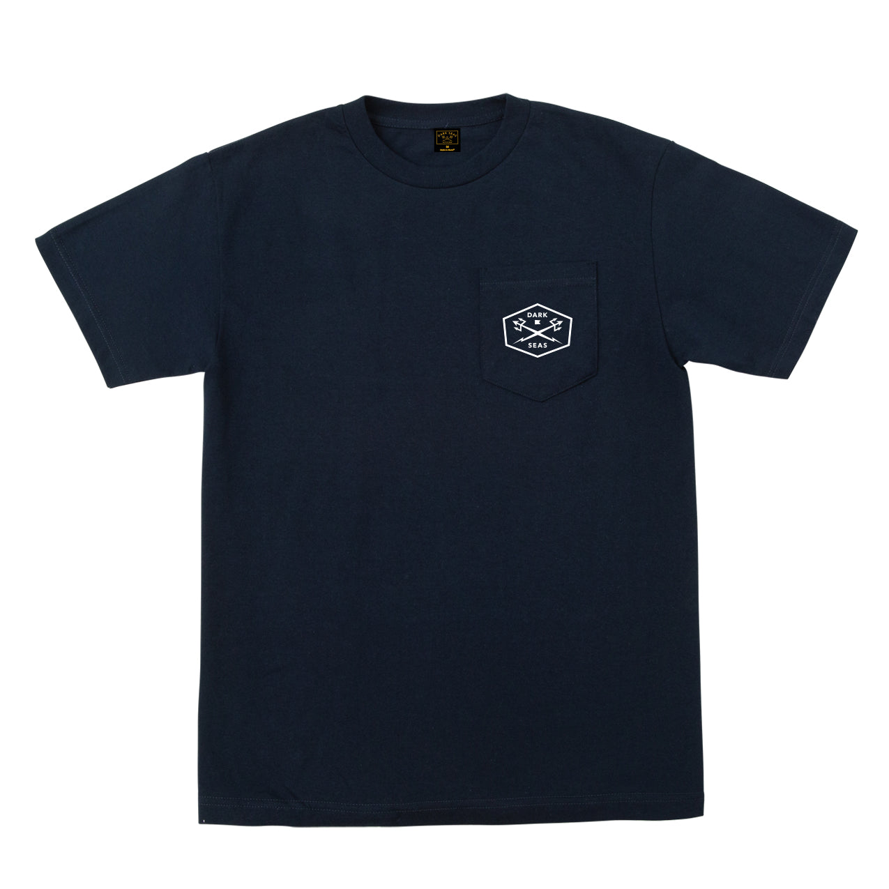 Dark Seas Men's Chiseled-Pkt Tee Navy T-Shirts