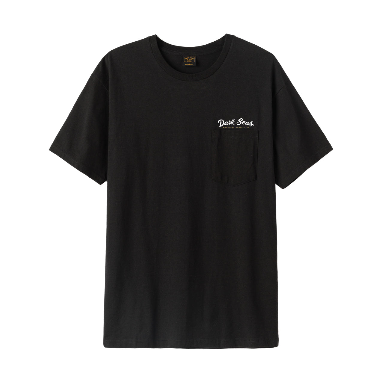 Dark Seas Men's Polished-Pkt Tee Black T-Shirts