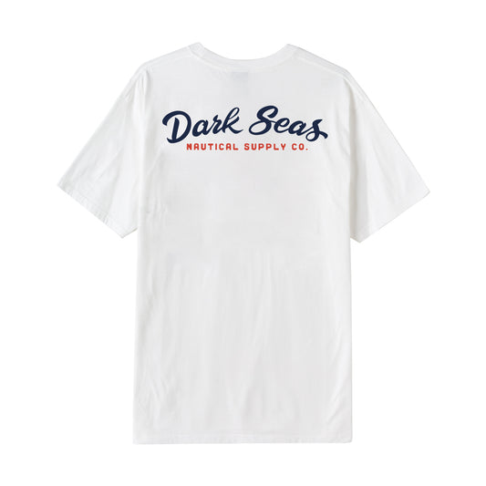 Dark Seas Men's Polished-Pkt Tee White T-Shirts