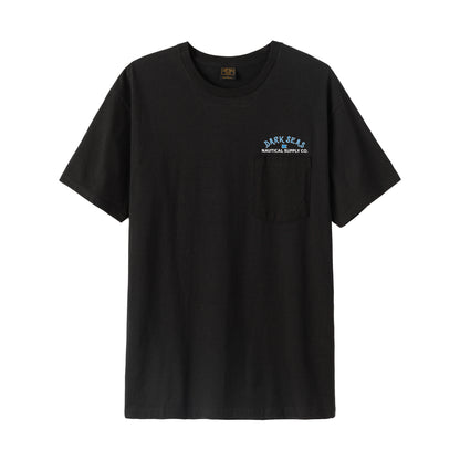 Dark Seas Men's Dockside-Pkt Tee Black T-Shirts