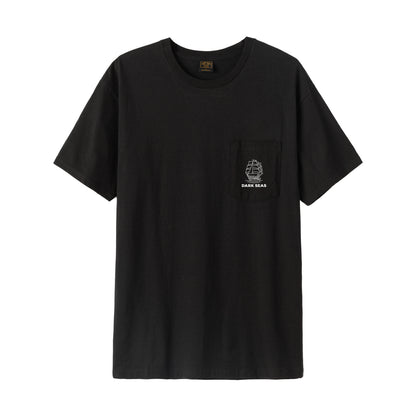 Dark Seas Men's Topmast Pkt Tee Black T-Shirts