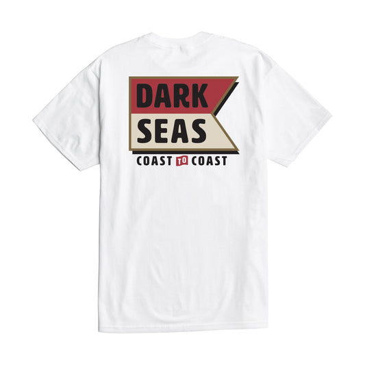 Dark Seas Men's Flagbearer Pkt Tee White T-Shirts