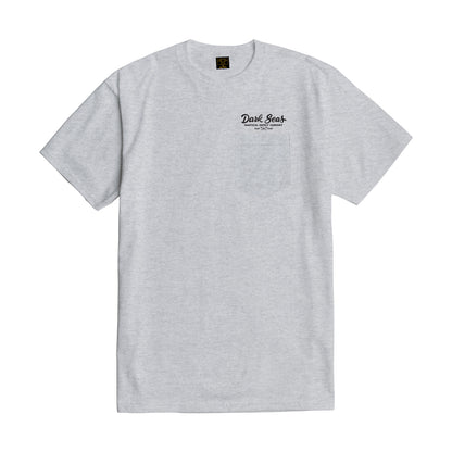 Dark Seas Men's Open Ocean Stock Pocket T-Shirt Heather Grey T-Shirts