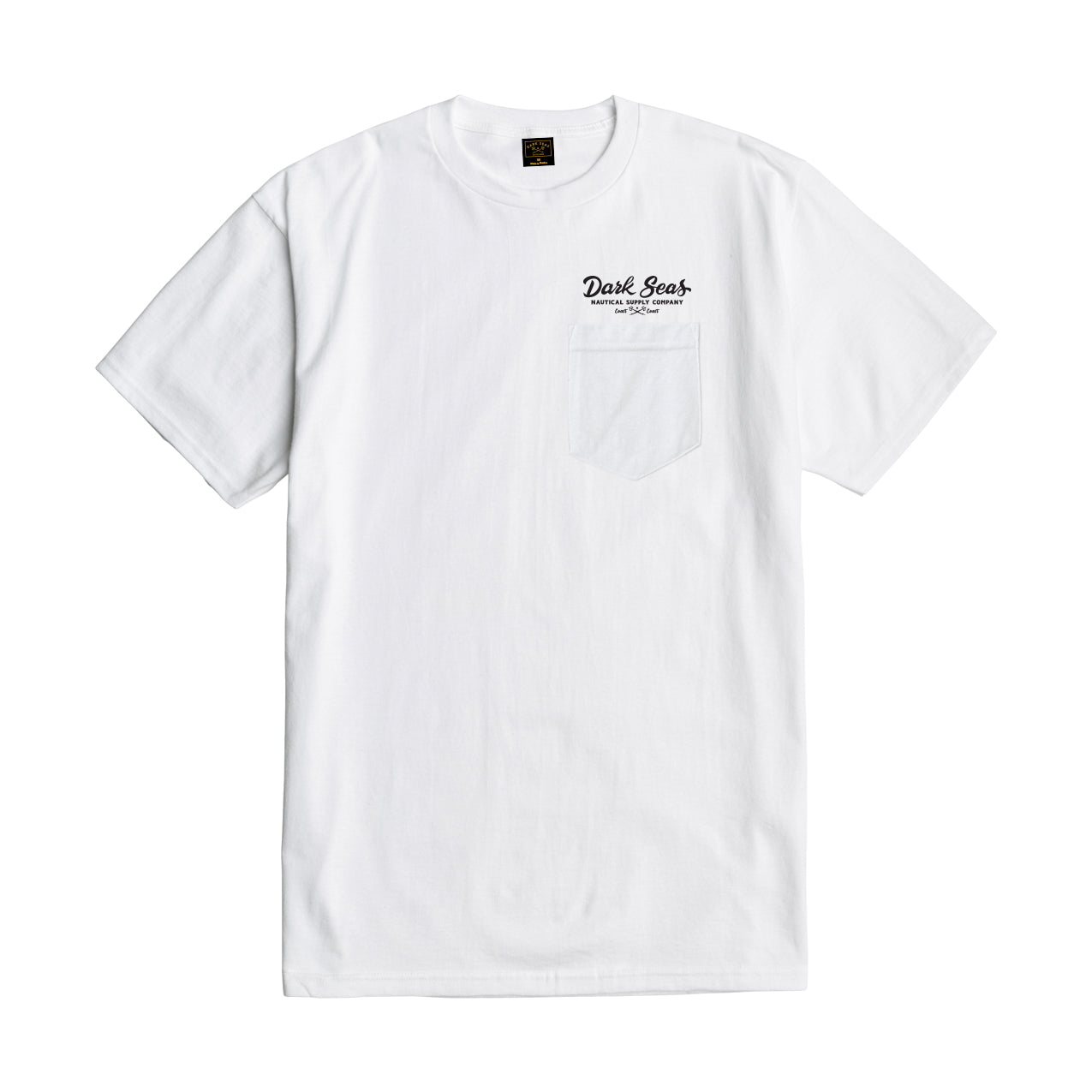 Dark Seas Men's Open Ocean Stock Pocket T-Shirt White T-Shirts