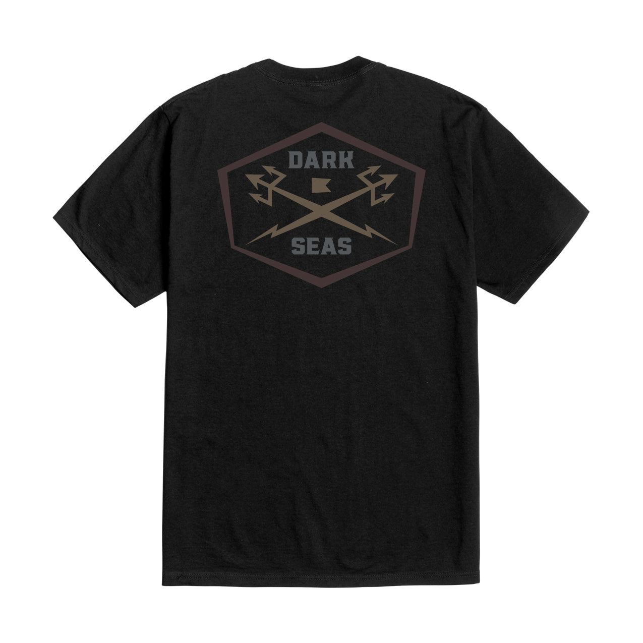 Dark Seas Men's Pathfinder Stock Pocket T-Shirt Black T-Shirts