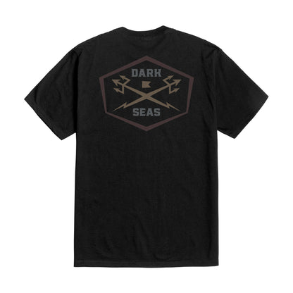 Dark Seas Men's Pathfinder Stock Pocket T-Shirt Black T-Shirts