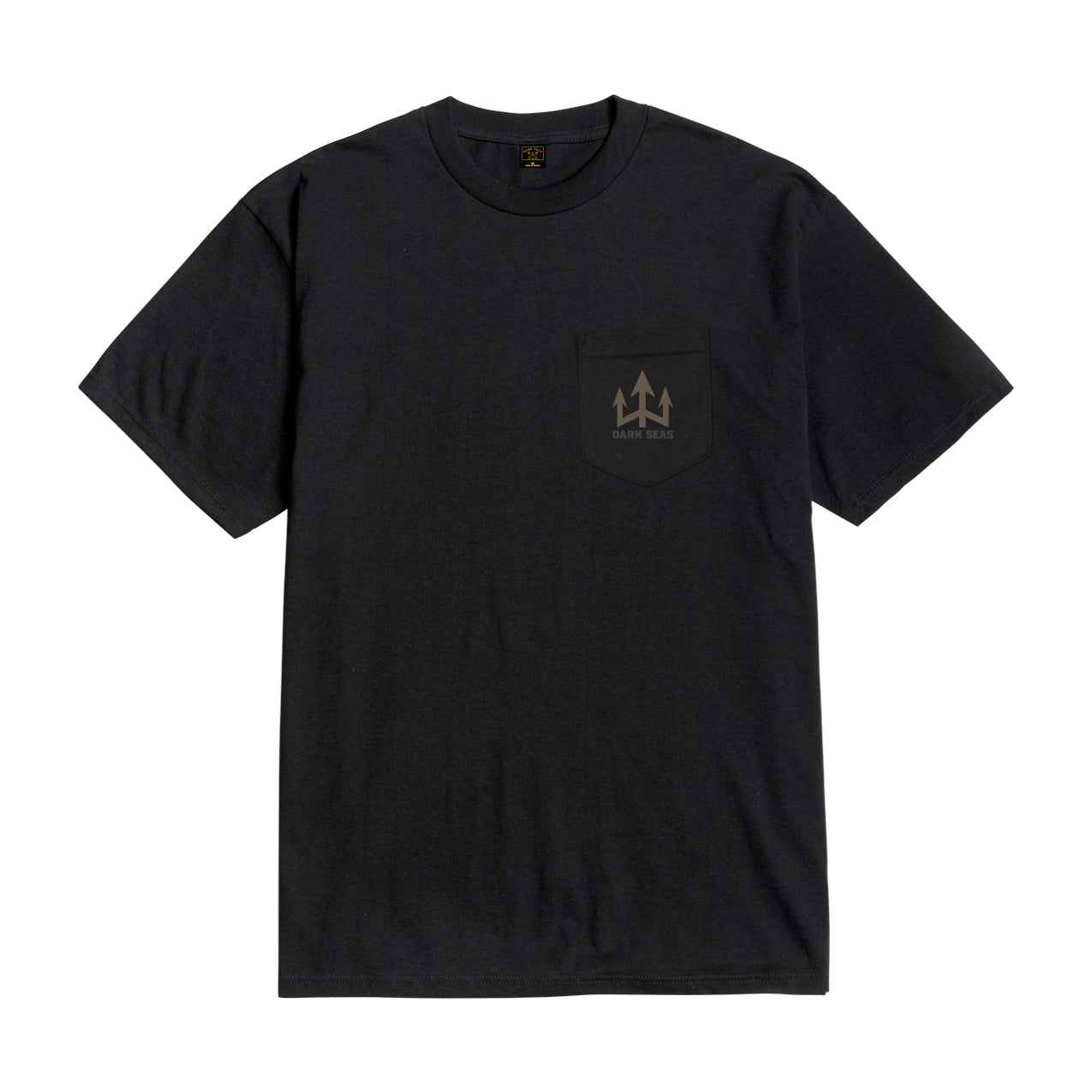 Dark Seas Men's Pathfinder Stock Pocket T-Shirt Black T-Shirts