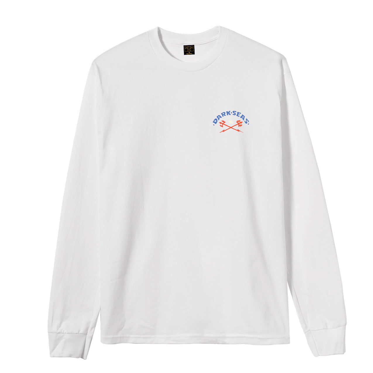 Dark Seas Men's Outer Reef Stock Ls T-Shirt White T-Shirts