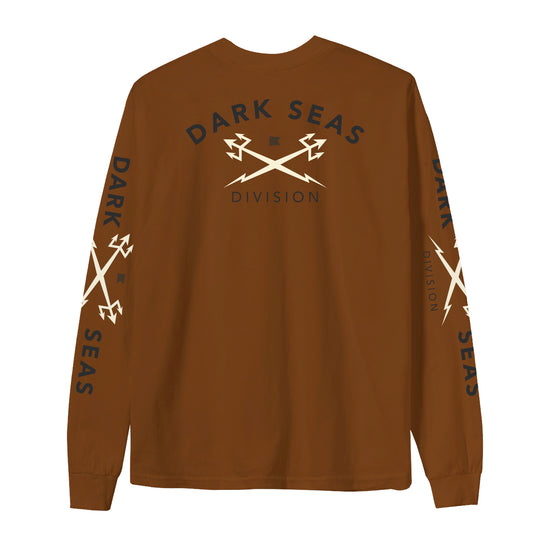 Dark Seas Men's Headmaster Iii Stock Ls T-Shirt Brown Sugar T-Shirts