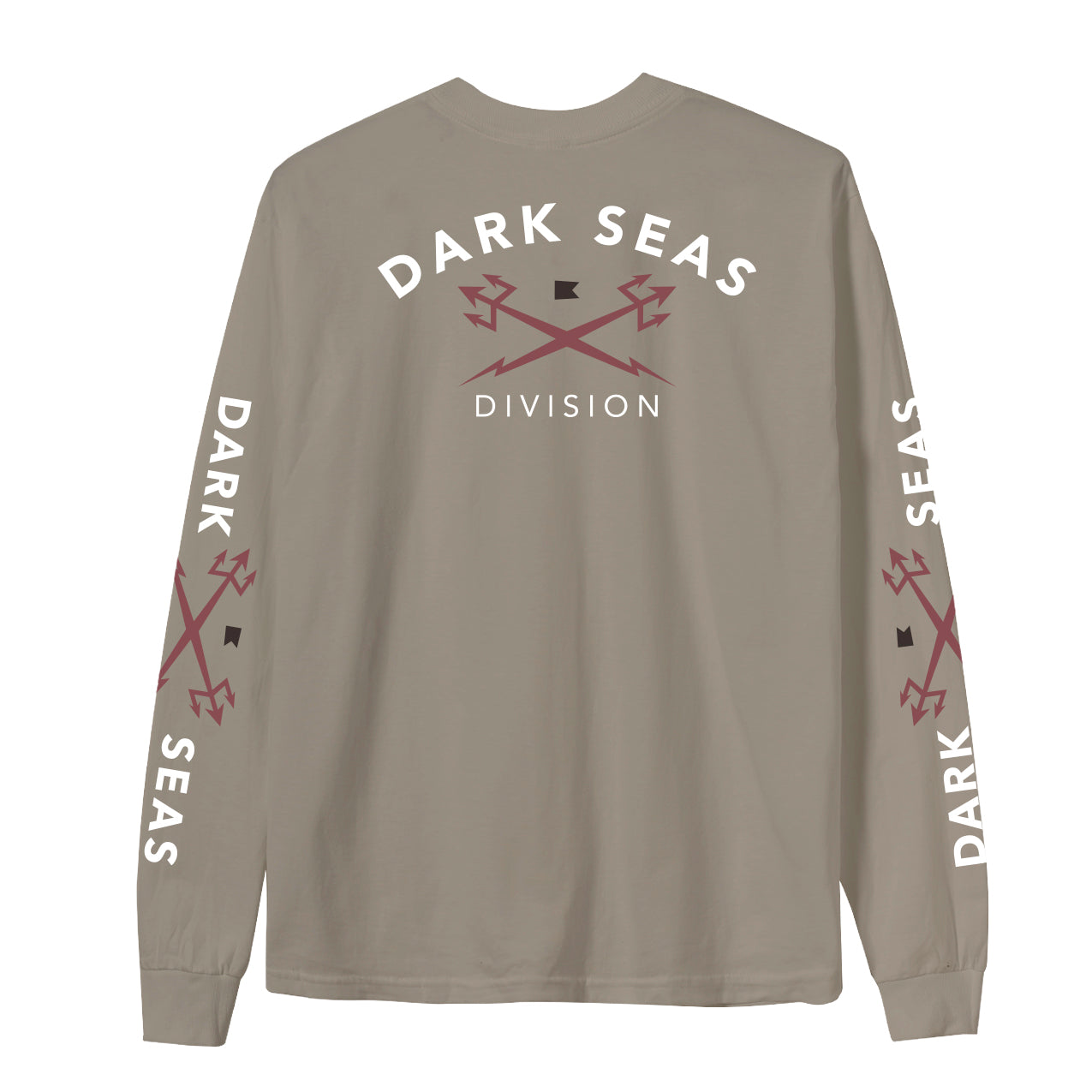 Dark Seas Men's Headmaster Iii Ls Tee Sand T-Shirts