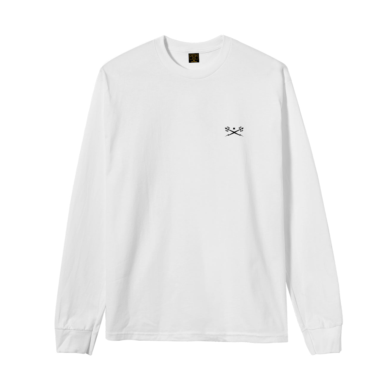 Dark Seas Men's Go-To Ii Stock Ls T-Shirt White T-Shirts