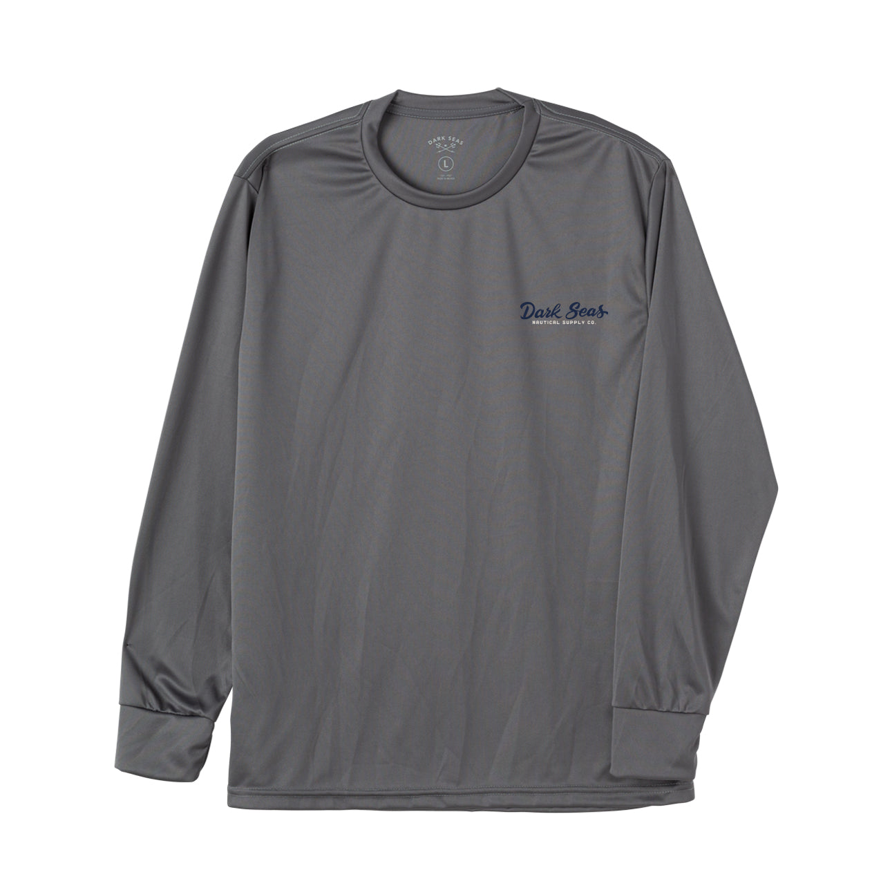 Dark Seas Men's Affiliate Uv Ls Tee Granite Grey T-Shirts