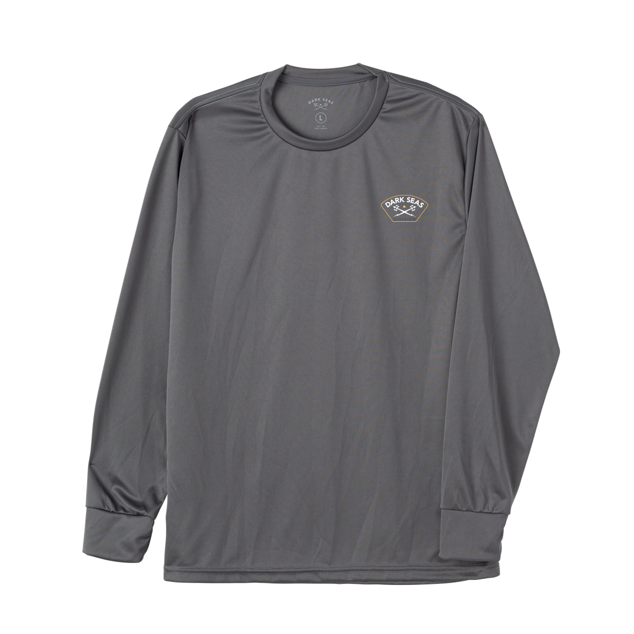 Dark Seas Men's Headmaster Iii Uv Ls T-Shirt Granite Grey T-Shirts