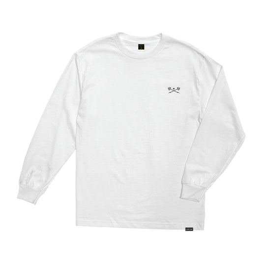 Dark Seas Men's Go-To Ls Tee White T-Shirts