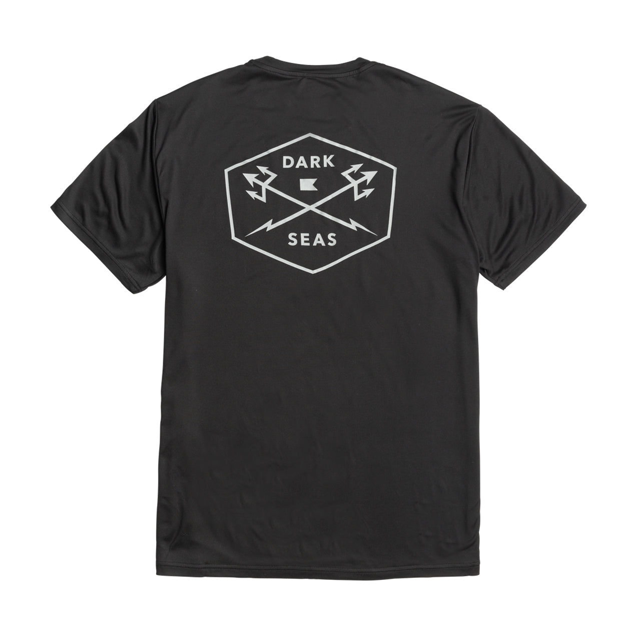 Dark Seas Men's No Sweat Mw Ss T-Shirt Black T-Shirts