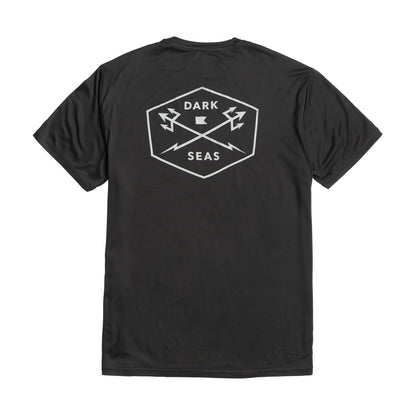 Dark Seas Men's No Sweat Ss Shirt Black T-Shirts