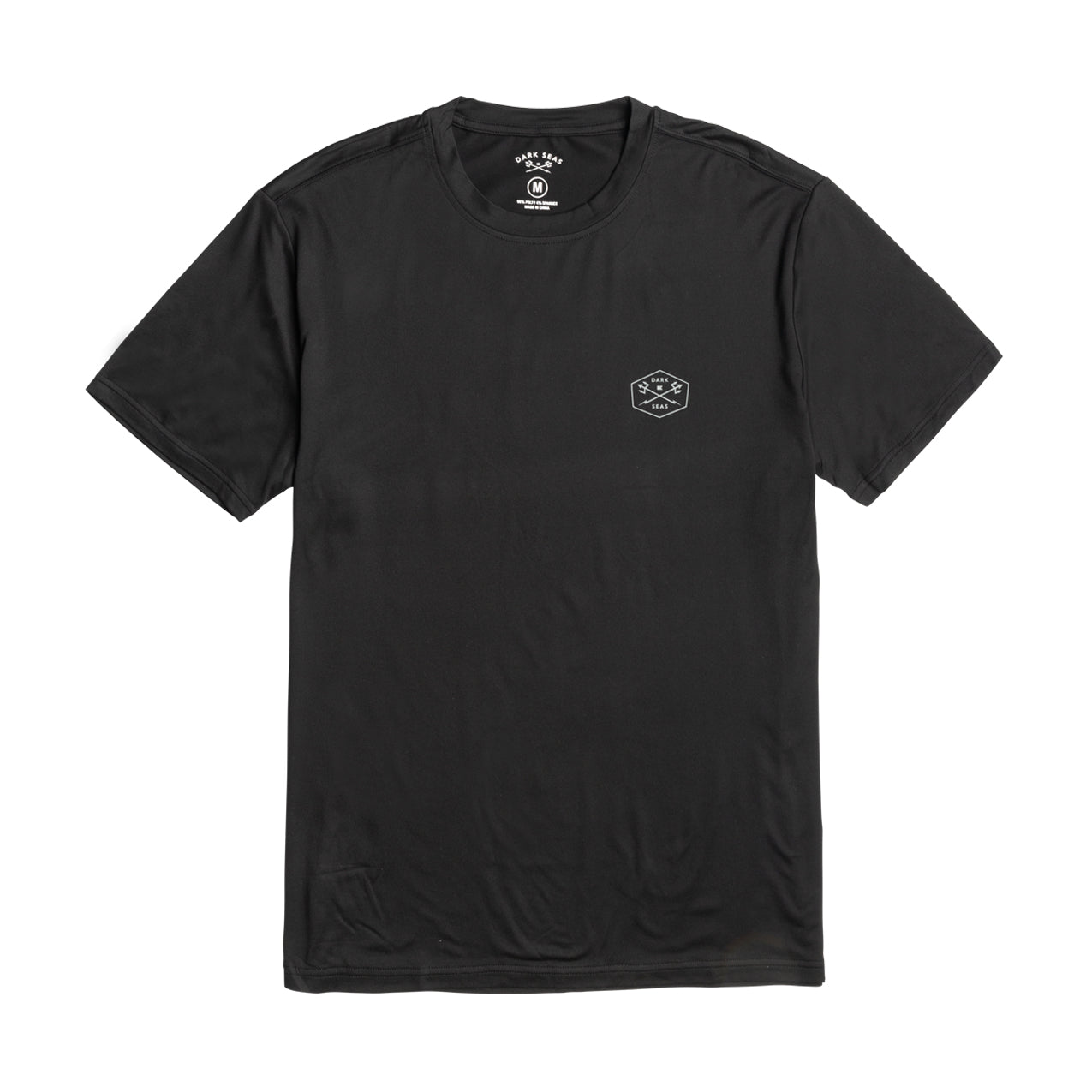 Dark Seas Men's No Sweat Ss Shirt Black T-Shirts