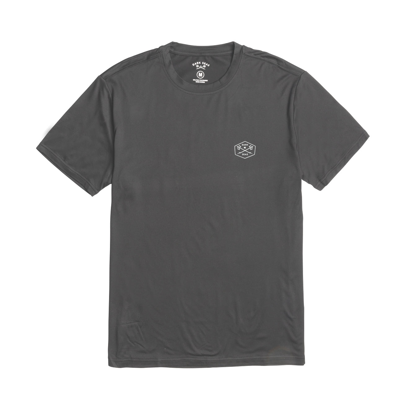 Dark Seas Men's No Sweat Ss Shirt Grey T-Shirts