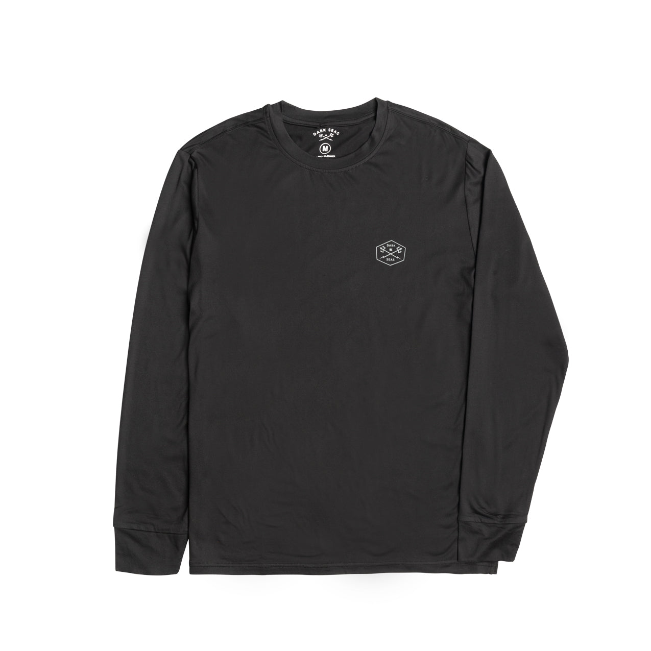 Dark Seas Men's No Sweat Mw Longsleeves Black T-Shirts