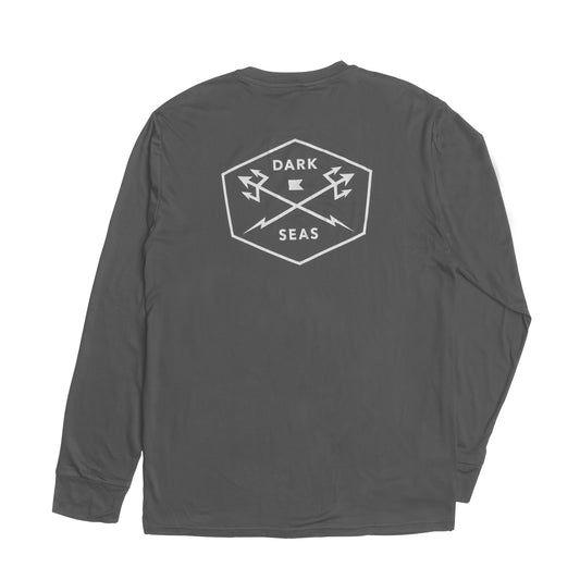 Dark Seas Men's No Sweat Mw Longsleeves Grey T-Shirts