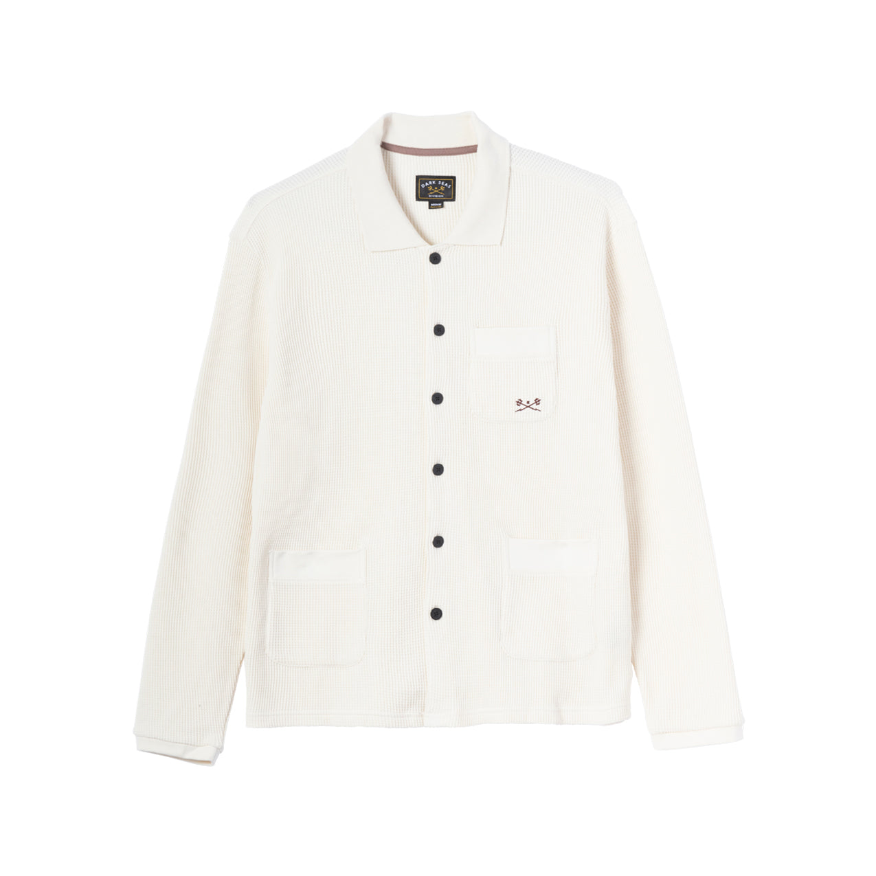 Dark Seas Men's Delano-Knit Off White Sweater
