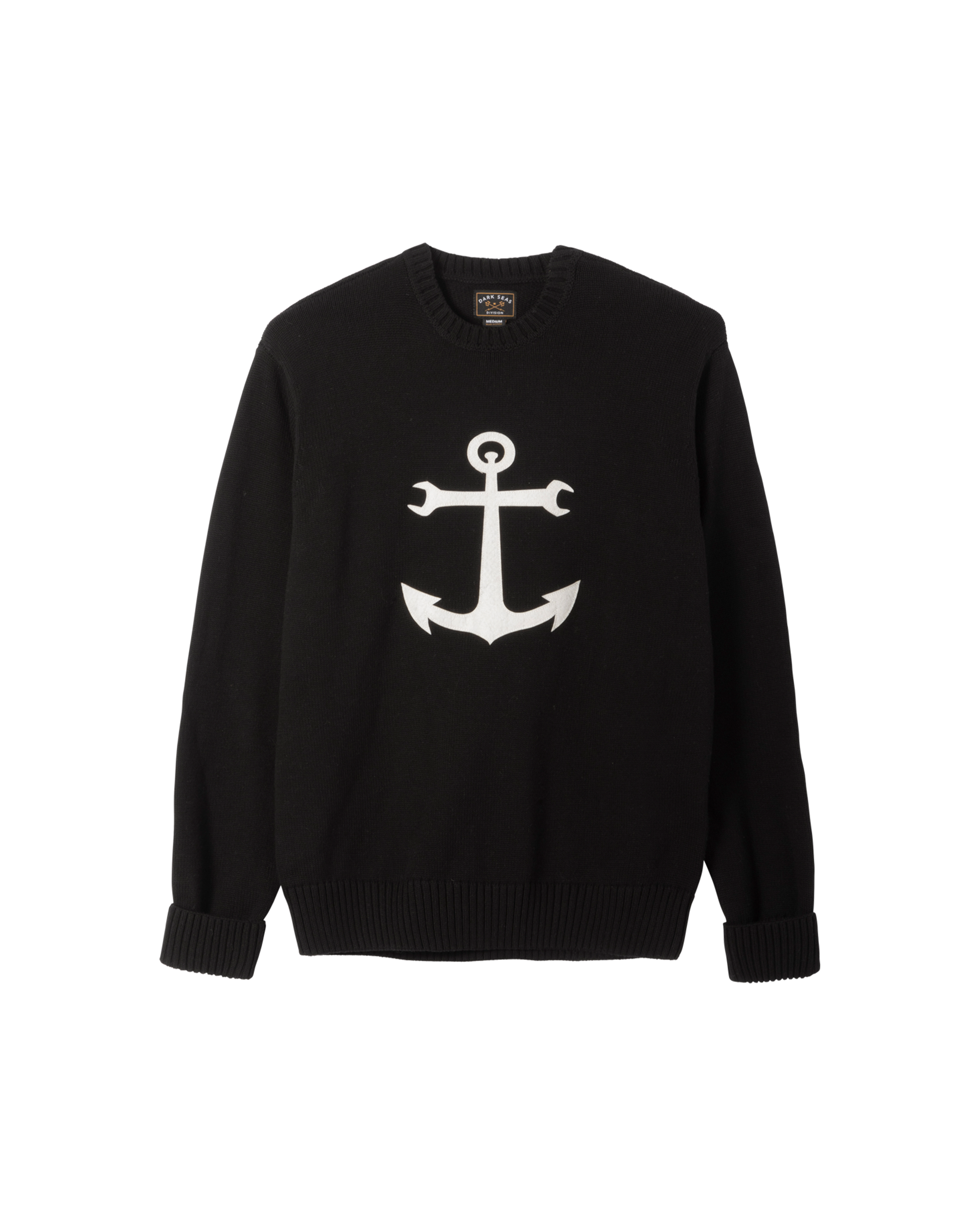 Dark Seas Men's Spanner Sweater Black Sweater